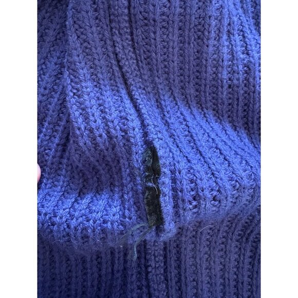 Aritzia Wilfred Free Unwind Cozy Open Front Wool Chunky Cardigan Purple Size XL - Picture 13 of 13